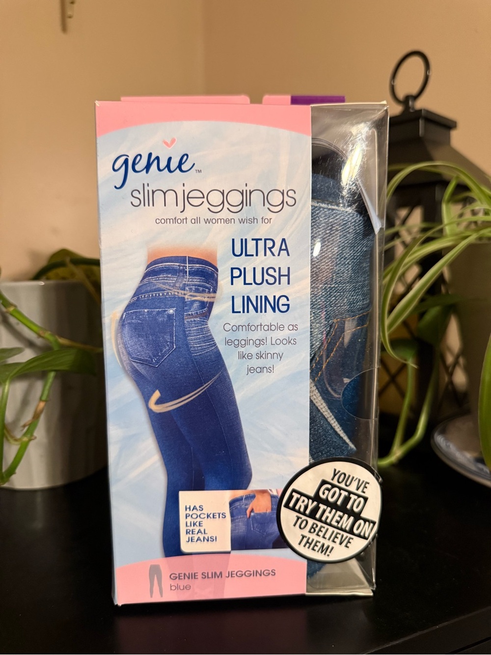 Genie Slim Jeggings - Blue - Ultra Plush Lining
